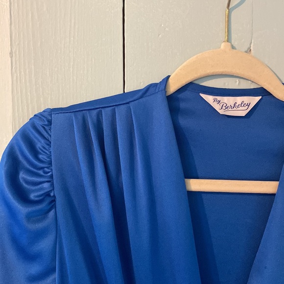 Electric Blue Vintage Dress - Picture 2 of 5